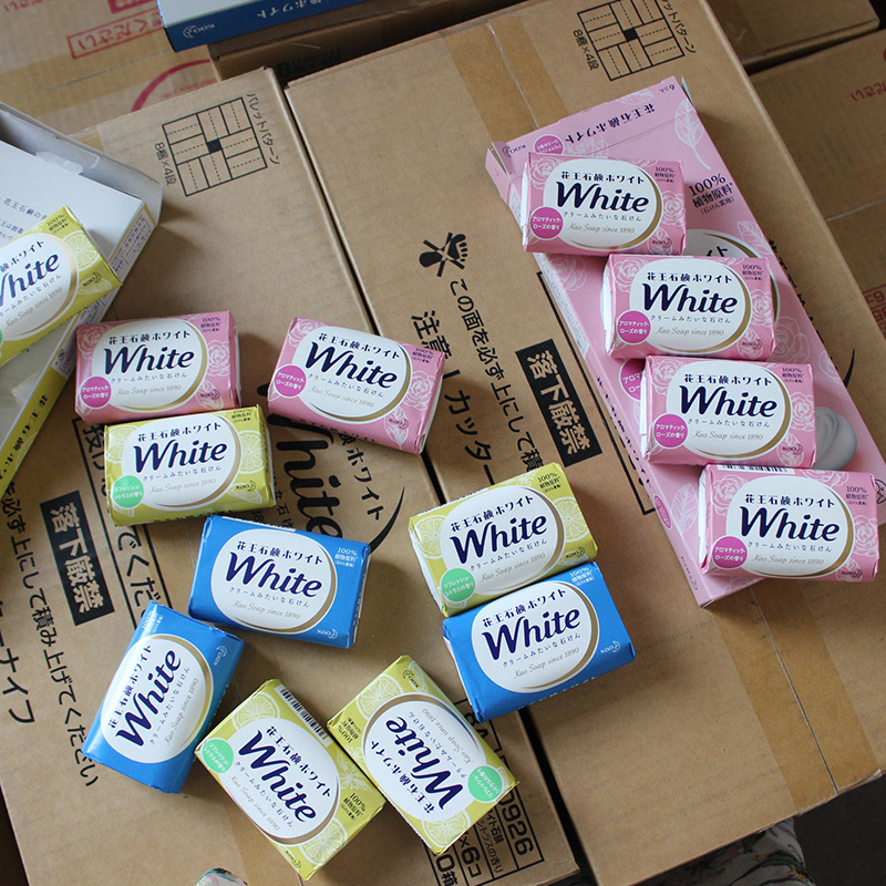 日本进口花王沐浴皂清洁洁面沐浴香皂泡沫细腻丰富男女通用