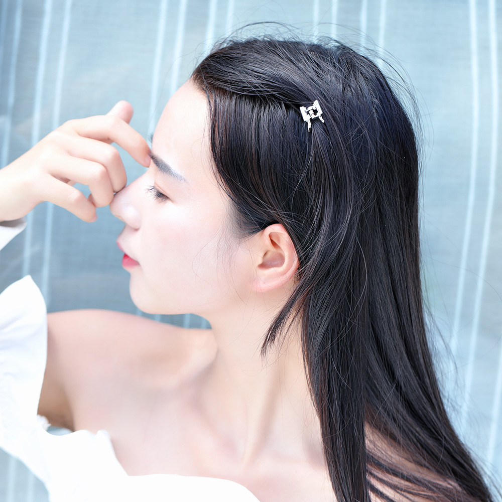 网红同款小夹子刘海发夹抓夹少女韩国小号发卡头发夹发抓边夹k345