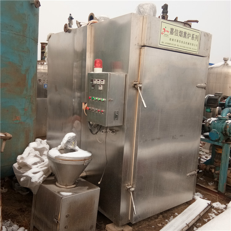 回收出售二手烟熏炉 150l烟熏炉 电气两用熏鸡炉 二手食品设备