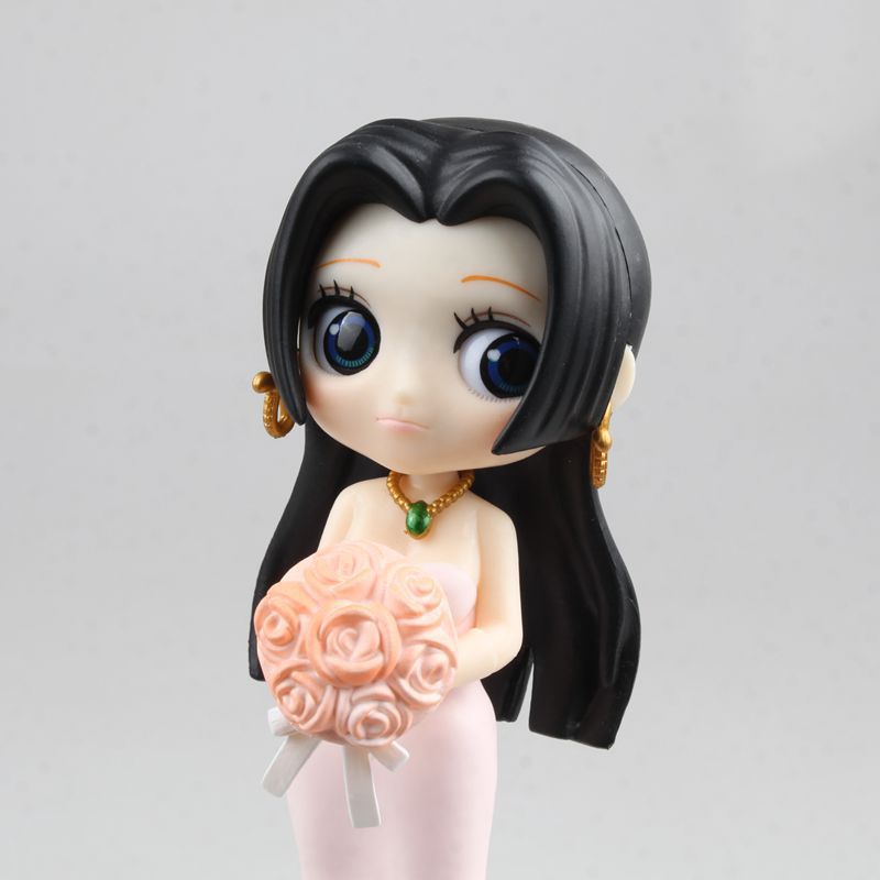 海贼王 q版大眼美少女 婚纱女帝 棍子娜美 蛋糕生日摆件 盒装手办