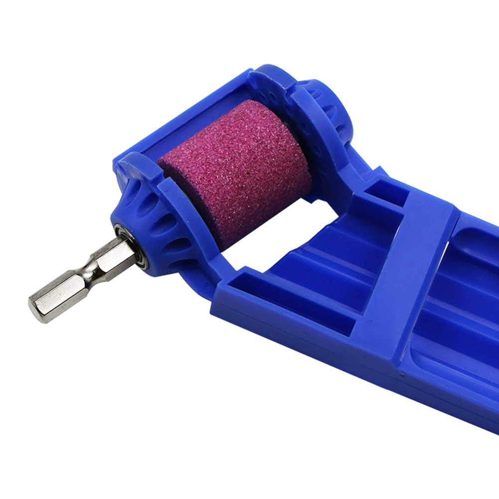 精品盒装便携式磨钻器 磨钻头机普通铁质直柄麻花钻钻头研磨器