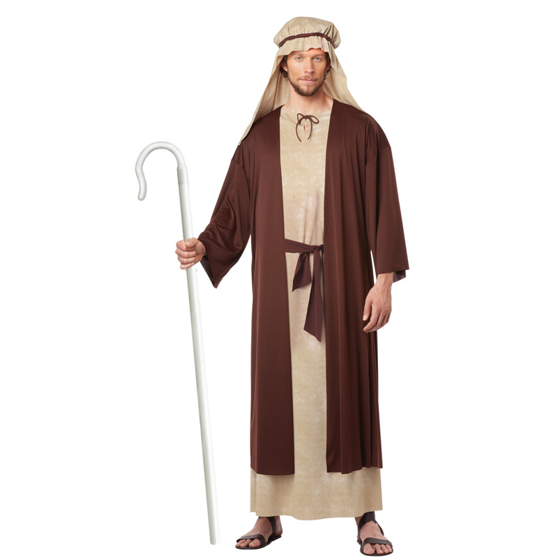 亚马逊新品万圣节道具塑料逼真法老牧羊人法杖不易变形法师权杖