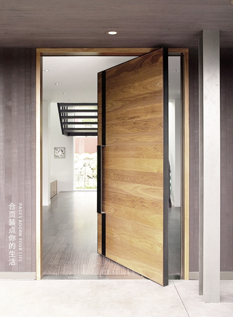 质固加360度旋转木门上下转轴铰链定位闭门器隐形门暗藏天地合页