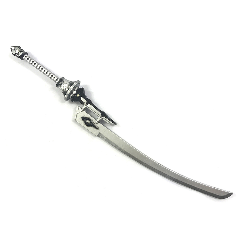 机械纪元 2b 小姐姐 黑白双刃 18cm模型 2个/套 钥匙扣 刀扣