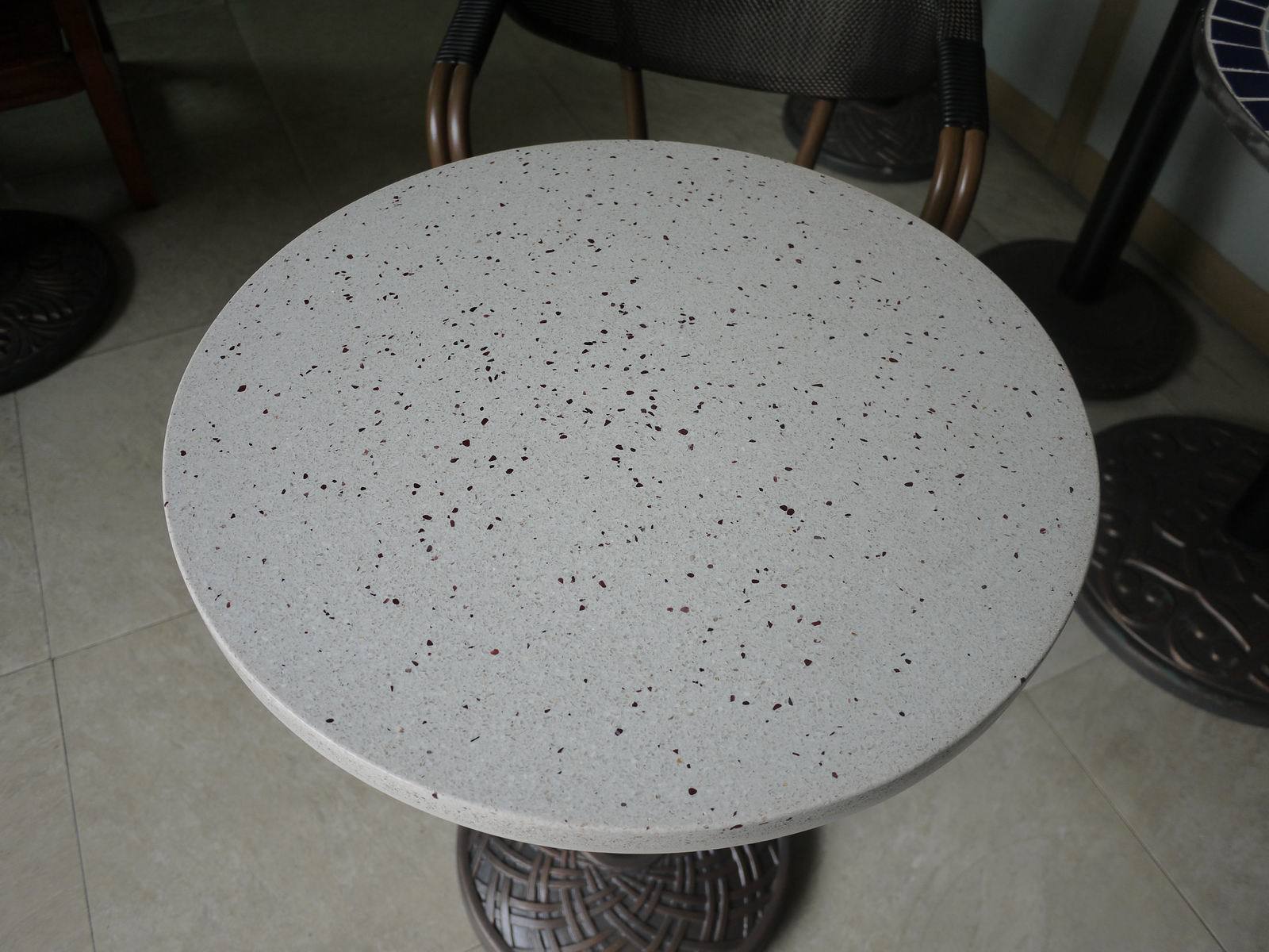 人造石 无机石 水磨石 仿亚克力石 户外桌面 厂家批发