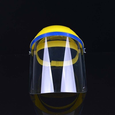 2018新款有机透明防护面罩电焊面罩氩弧焊气焊防溅焊工专用脸