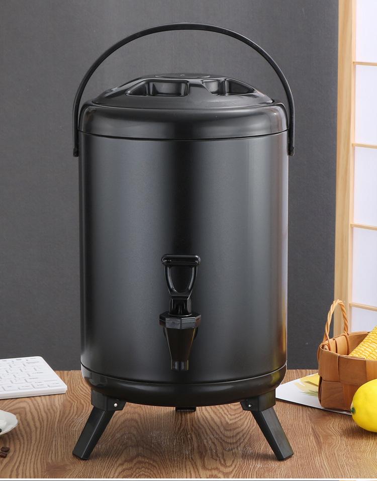 创瑞批发带水龙头不锈钢奶茶桶保温桶豆浆桶温热水桶茶水桶饮料桶