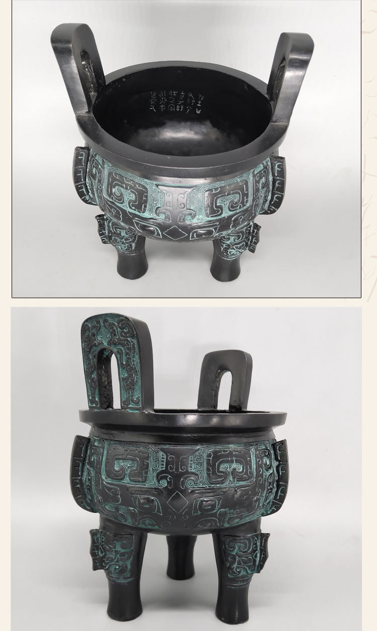 铜世纪宝鼎广场鼎香炉定制各种仿古青铜器|来图来稿制作工艺品