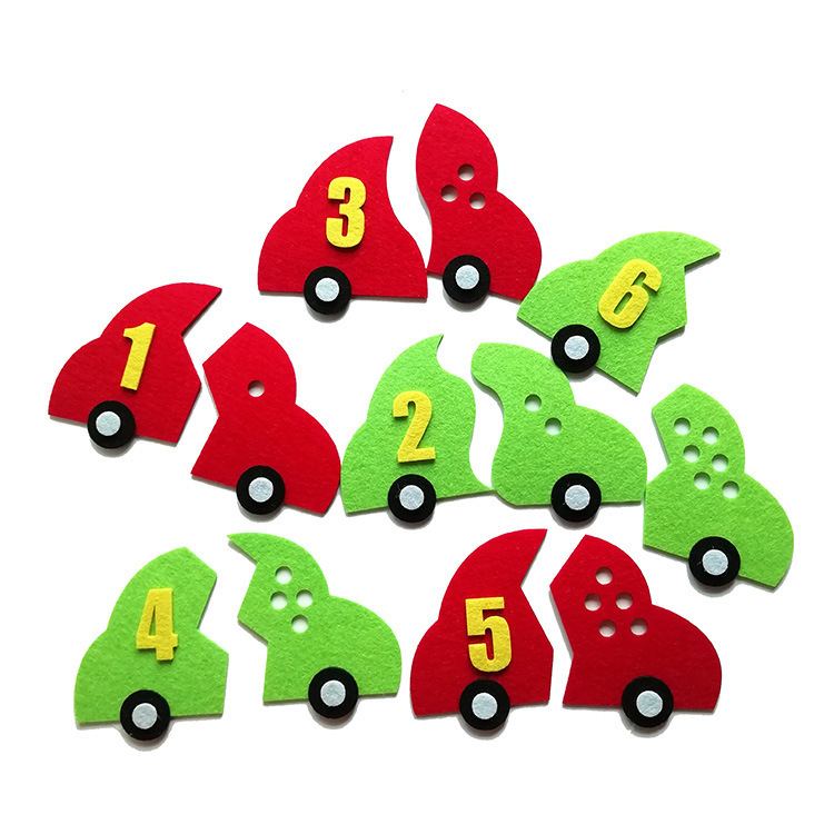 不织布教具儿童益智玩具智力开发幼儿园小中大班数学区域手工材料