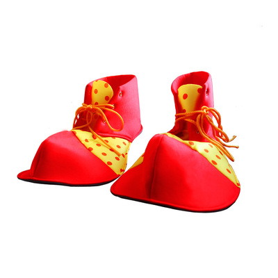 万圣节嘉年华小丑道具红色棉小丑鞋马戏团游乐园小丑道具舞台演出