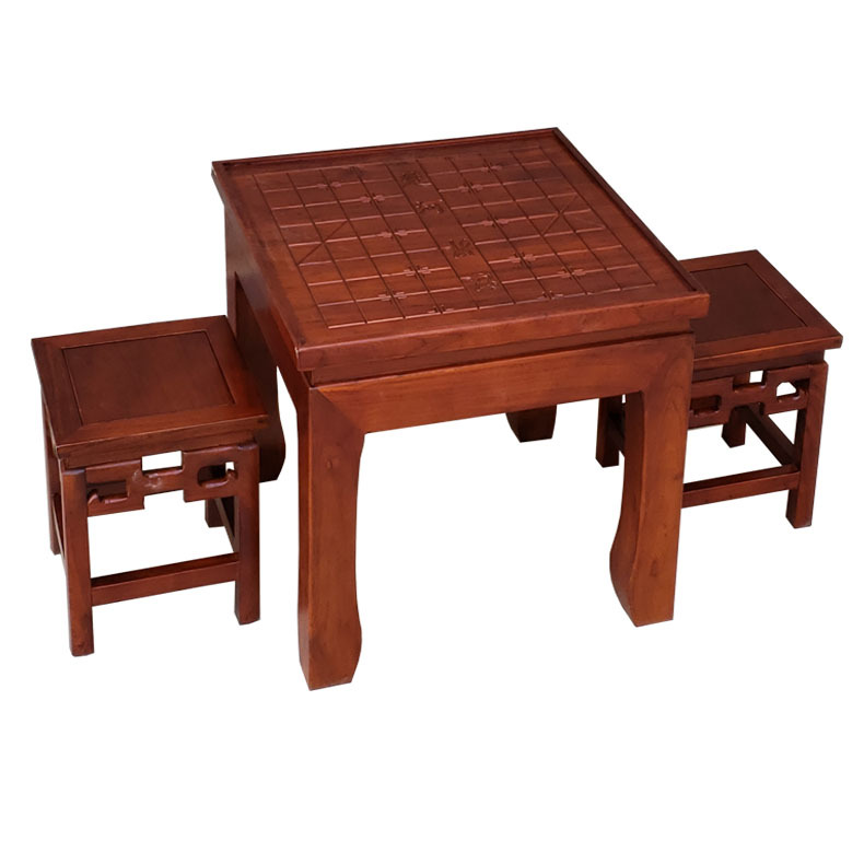 象棋桌围棋桌椅实木棋桌象棋围棋桌椅厂家兴趣班桌椅学校棋盘桌椅