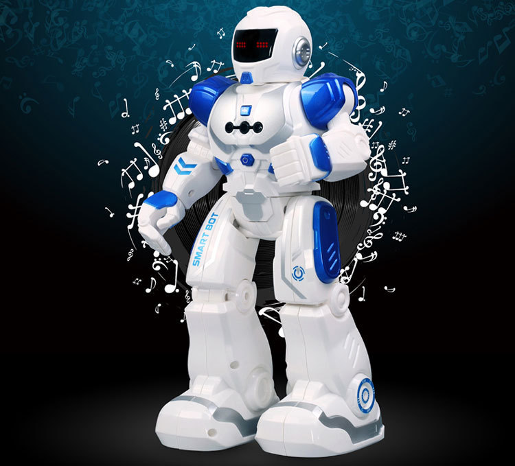 盈佳新威尔机械战警6088智能遥控机器人充电编程唱歌5088儿童玩具