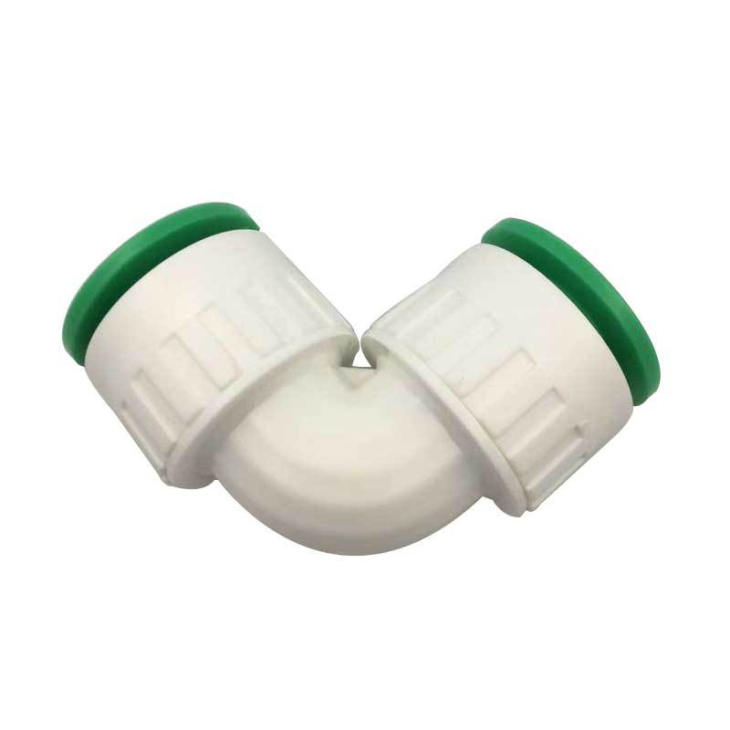 ppr快速接头 免烫6分25免热熔活接头pe自来水管pvc管件直插式配件