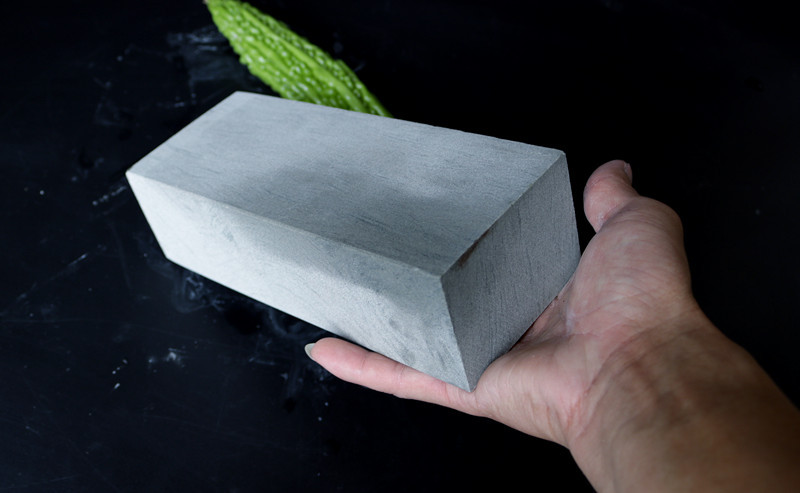 天然磨刀石家用菜刀磨刀器浆石油石天然硅矿原石切割批发跑江湖款