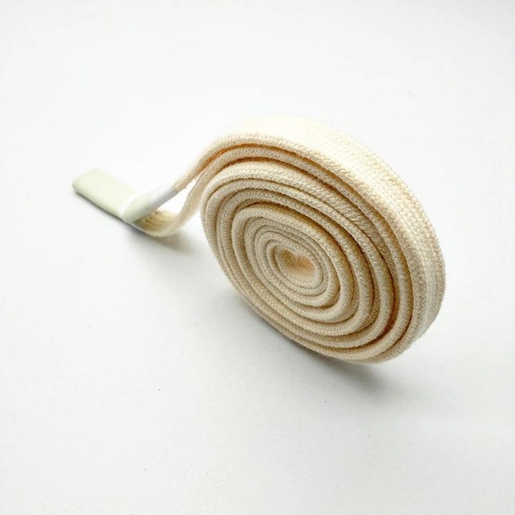 扁平款空心棉绳 双色硅胶头棉绳 卫衣休闲服浸胶头抽绳