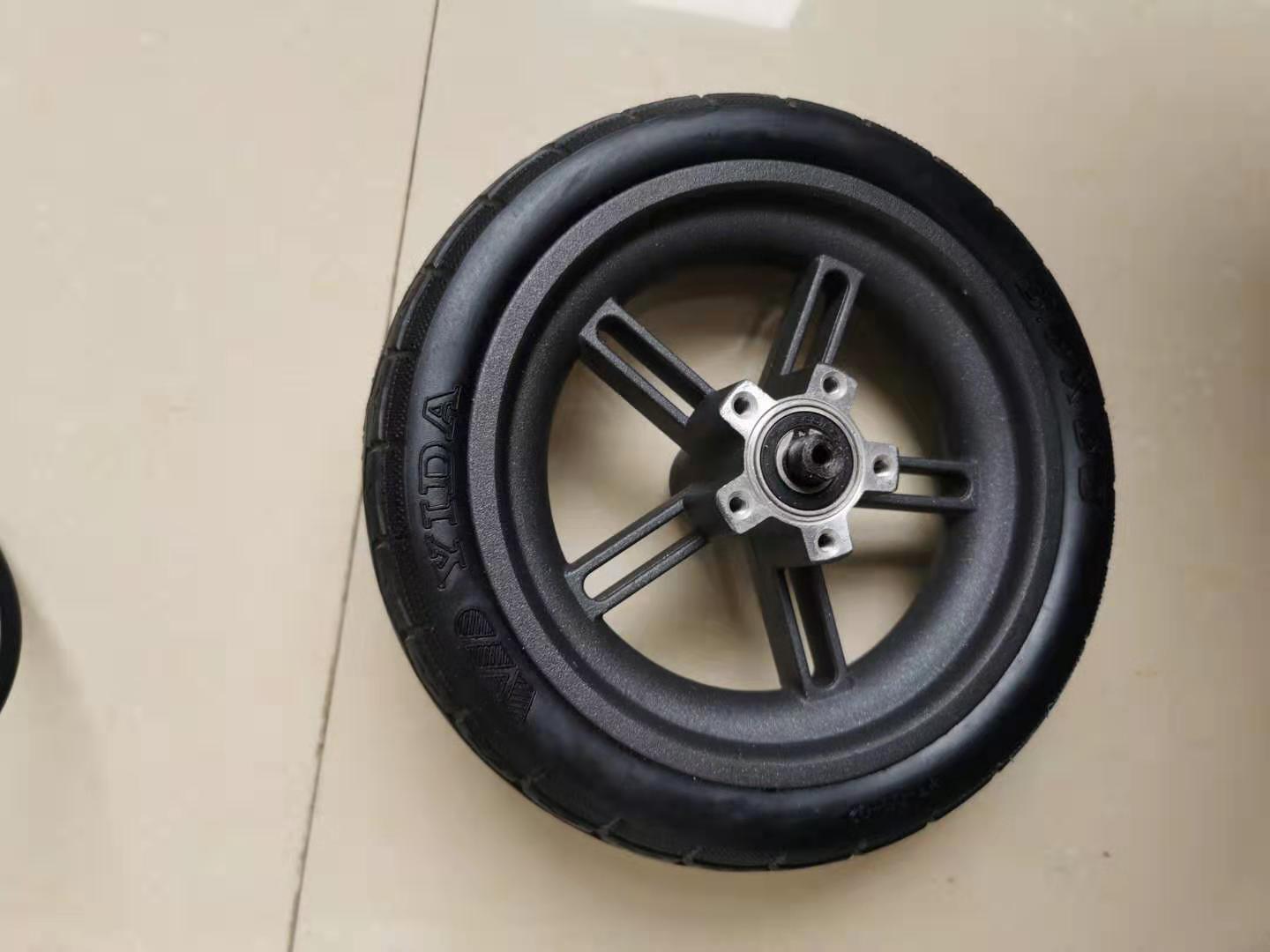 5寸小米滑板车电机 免充气轮胎实心胎电机 前后轮 配实心胎