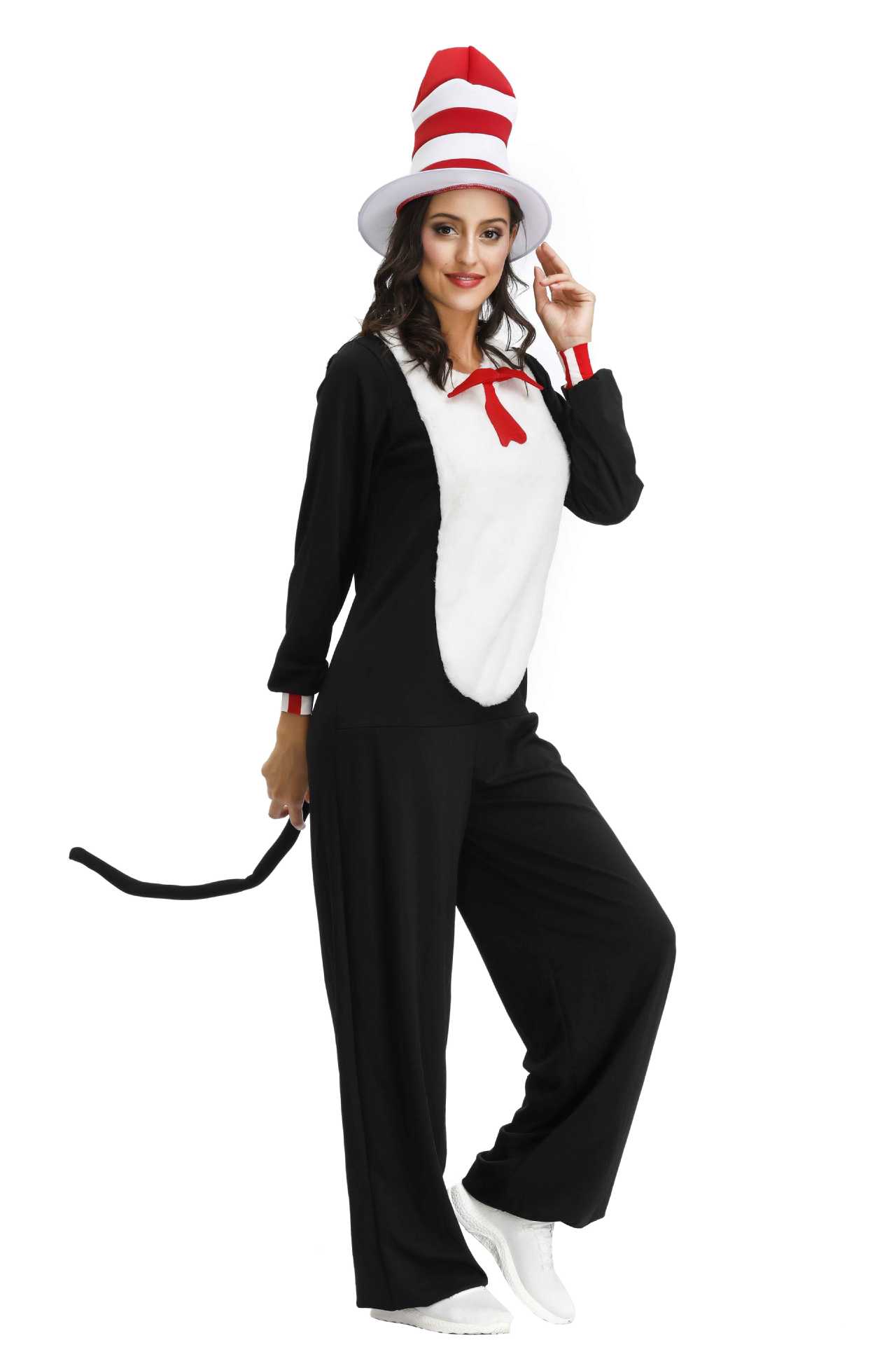 万圣节服装成人情侣企鹅动物毛毛装连体衣cosplay角色扮演含尾巴