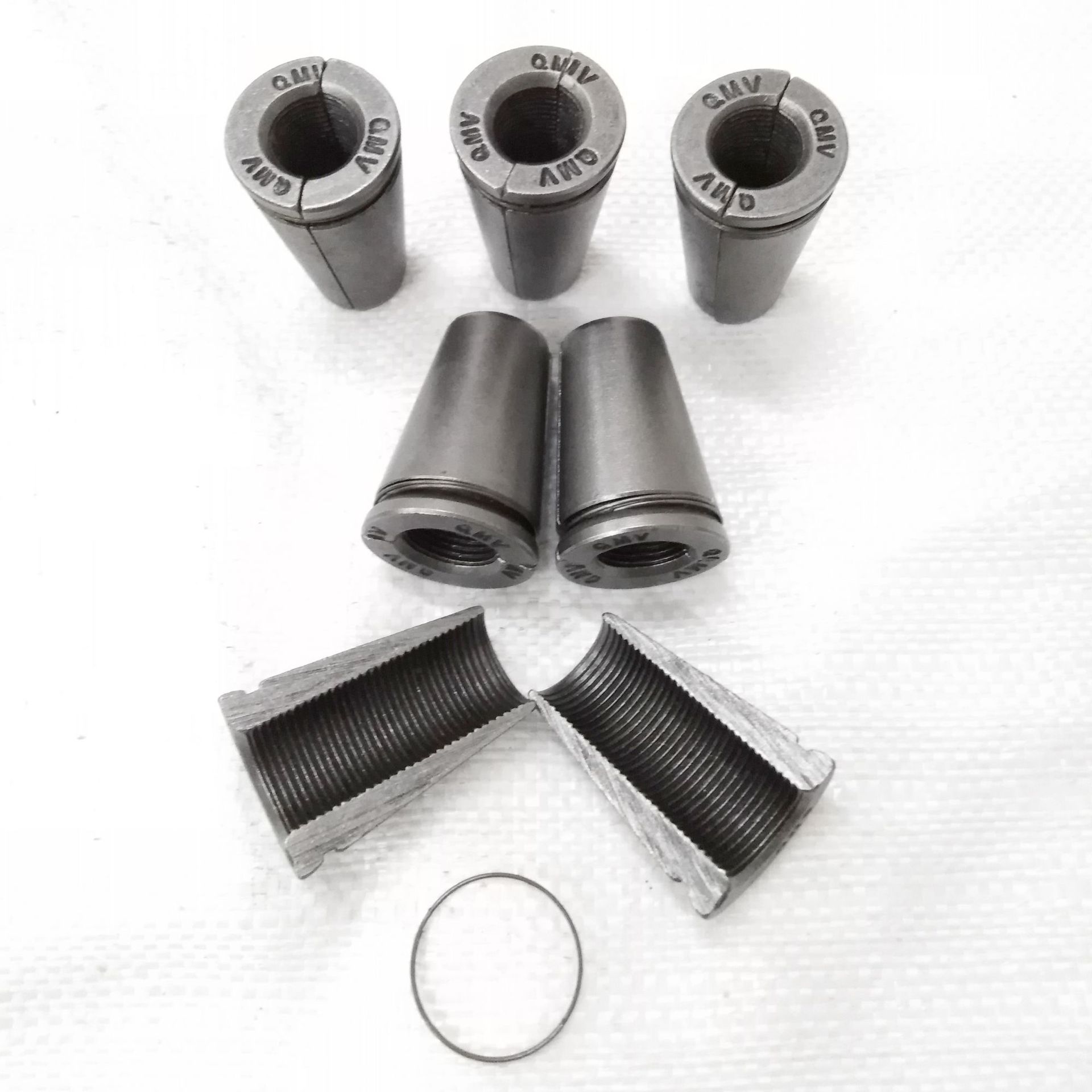 柳州邱姆 产地货源 厂家热销 预应力夹具 15.24 两片式 工作夹片