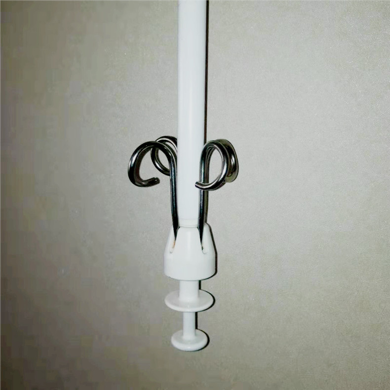 烤漆输液吊杆点滴架伸缩输液吊架病房输液挂杆静点架天轨输液架