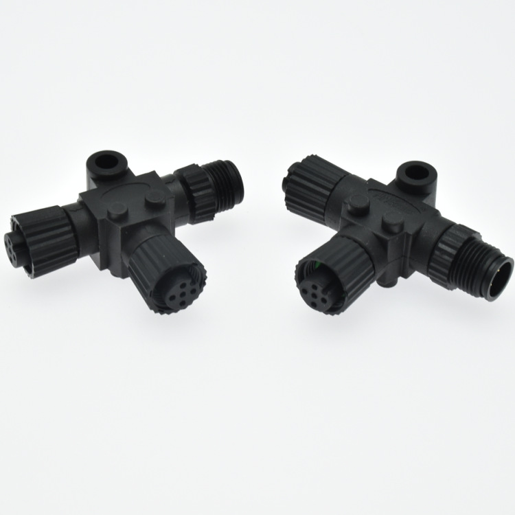 m12-5p三通接头1