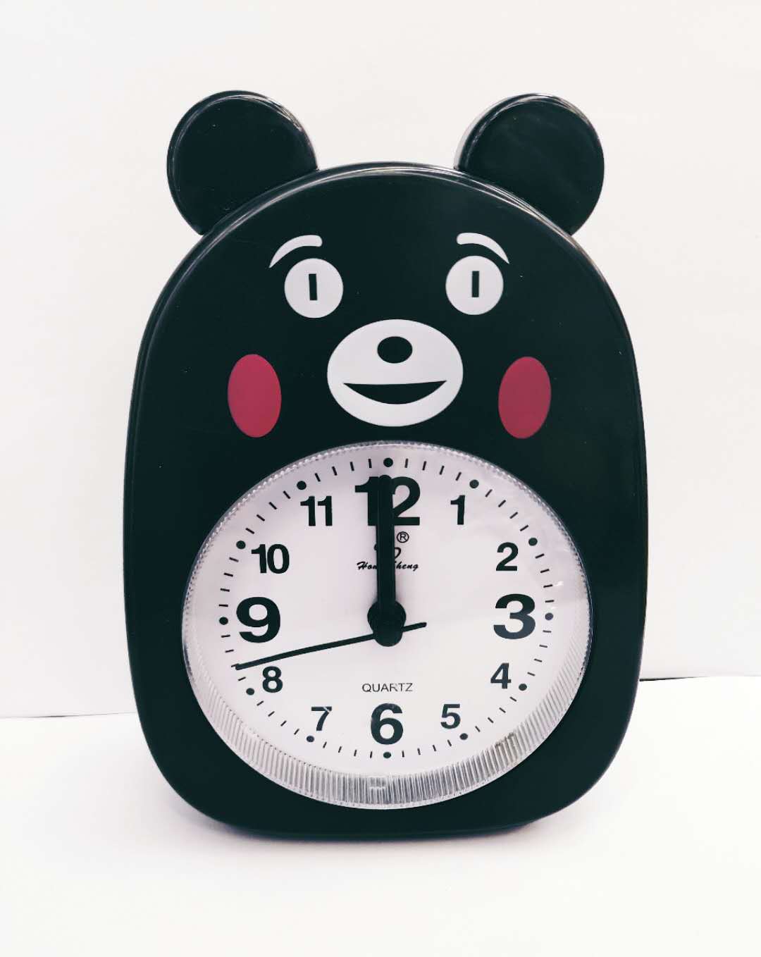 可爱熊闹钟 卡通创意造型 学生可爱闹铃桌面床头摆放