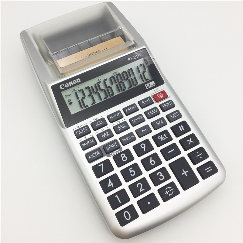 Canon Small Print Office Calculator P1-DHVG Leather Printing Size Dedicated Desktop Printing Computer