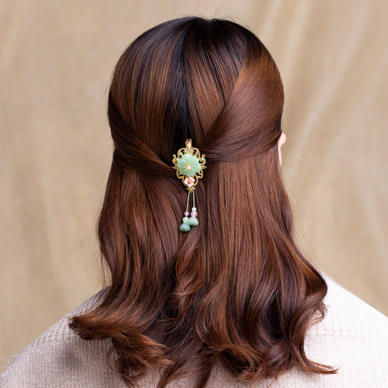 复古风发夹古典流苏民族头饰发饰小夹子成人头发饰品no.4050