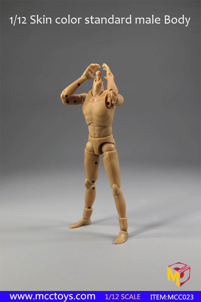 mcctoys mcc023 1/12兵人模型 标准体型男素体 1.0 窄肩 现货