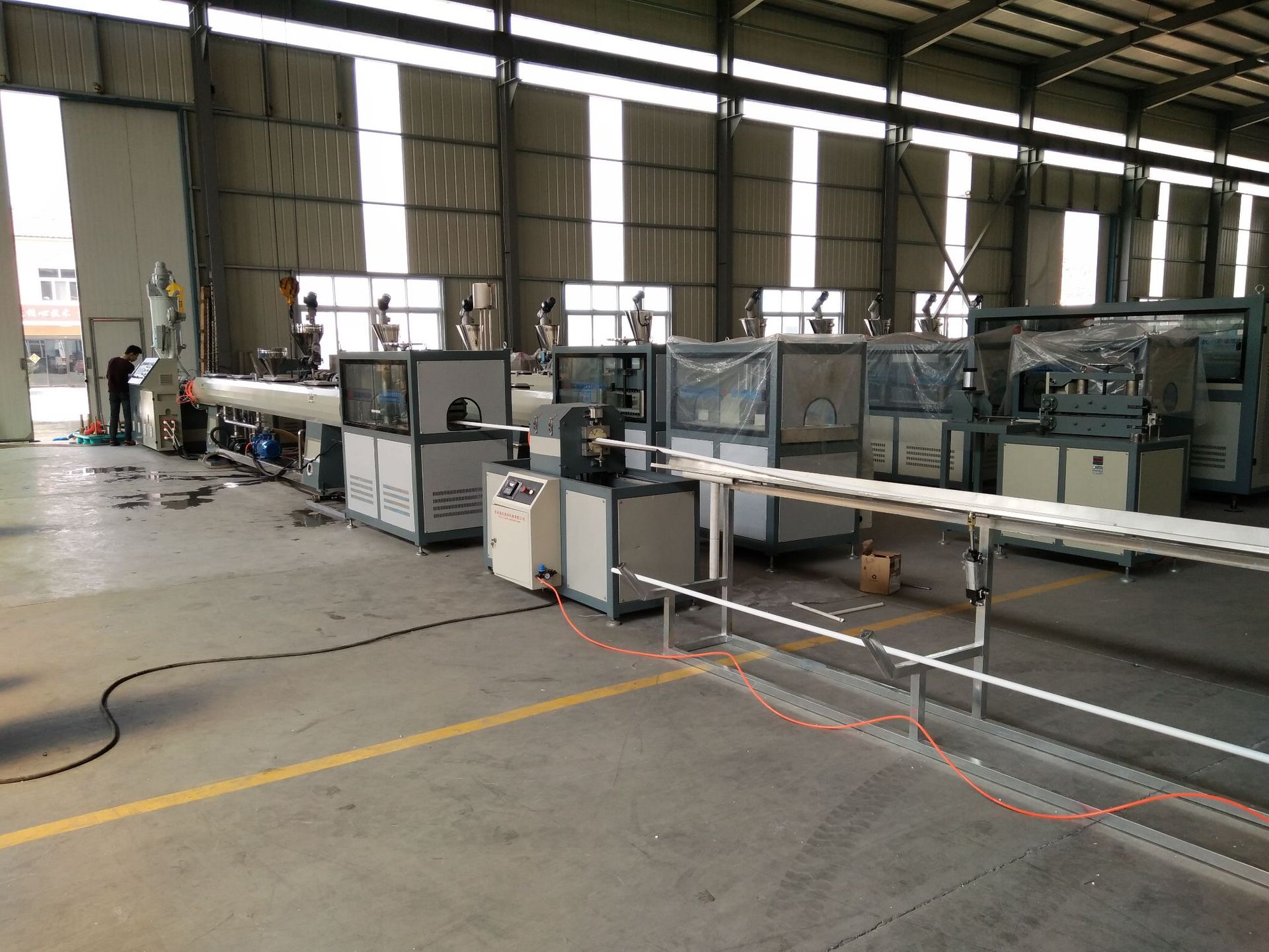 厂家直销现货供应pe管材生产线 输水管生产线质量稳定可定制