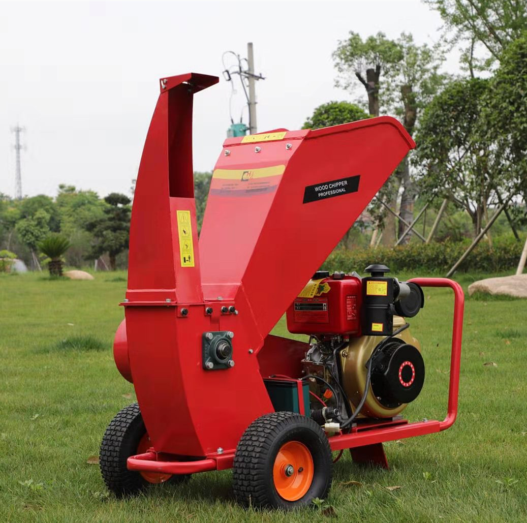 葡萄园树枝枝条碎枝机多功能树叶草木秸秆粉碎机