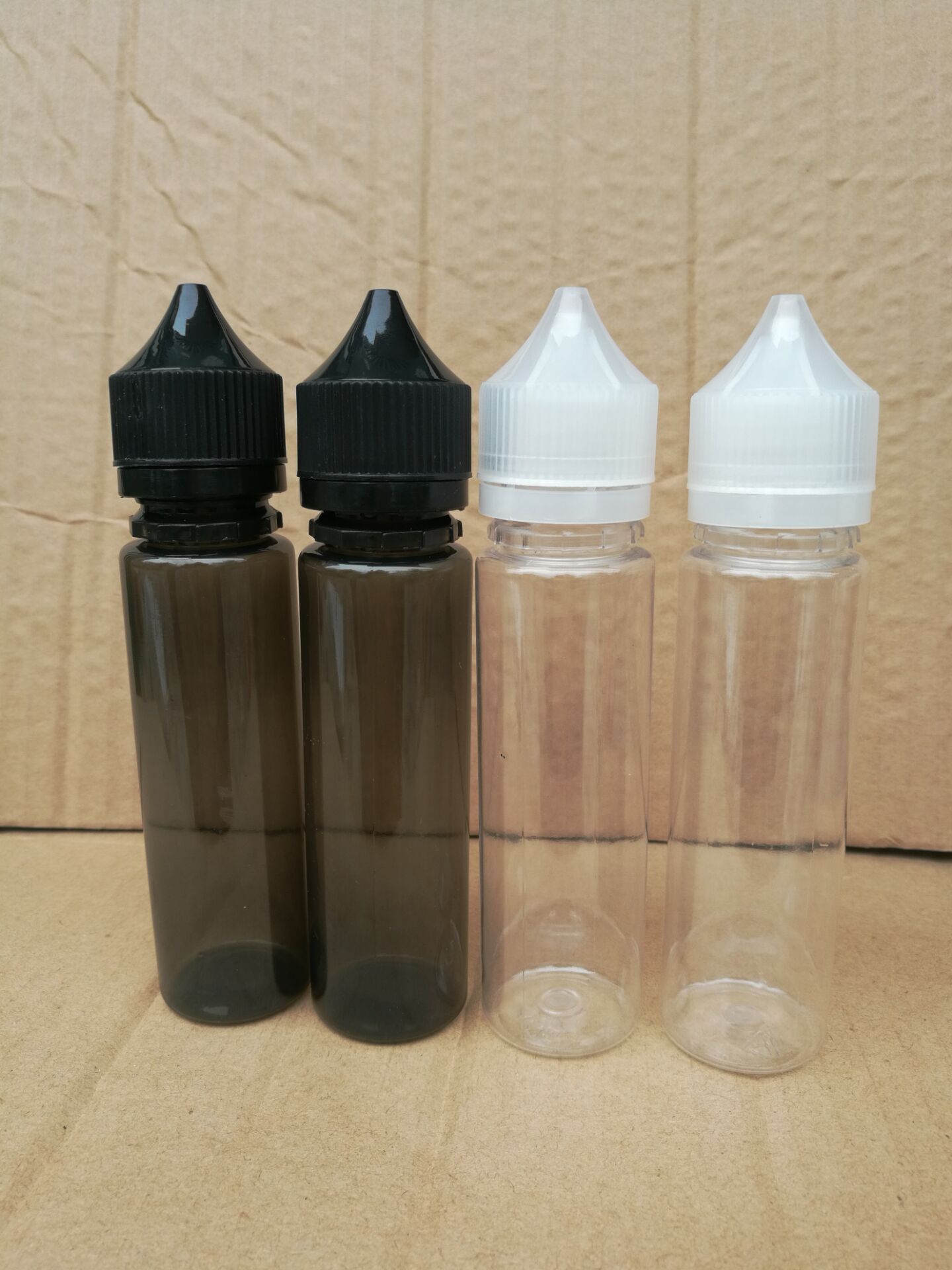 60mlpet透明大狒狒烟油瓶 unicorn油瓶,宽口瓶,油液瓶