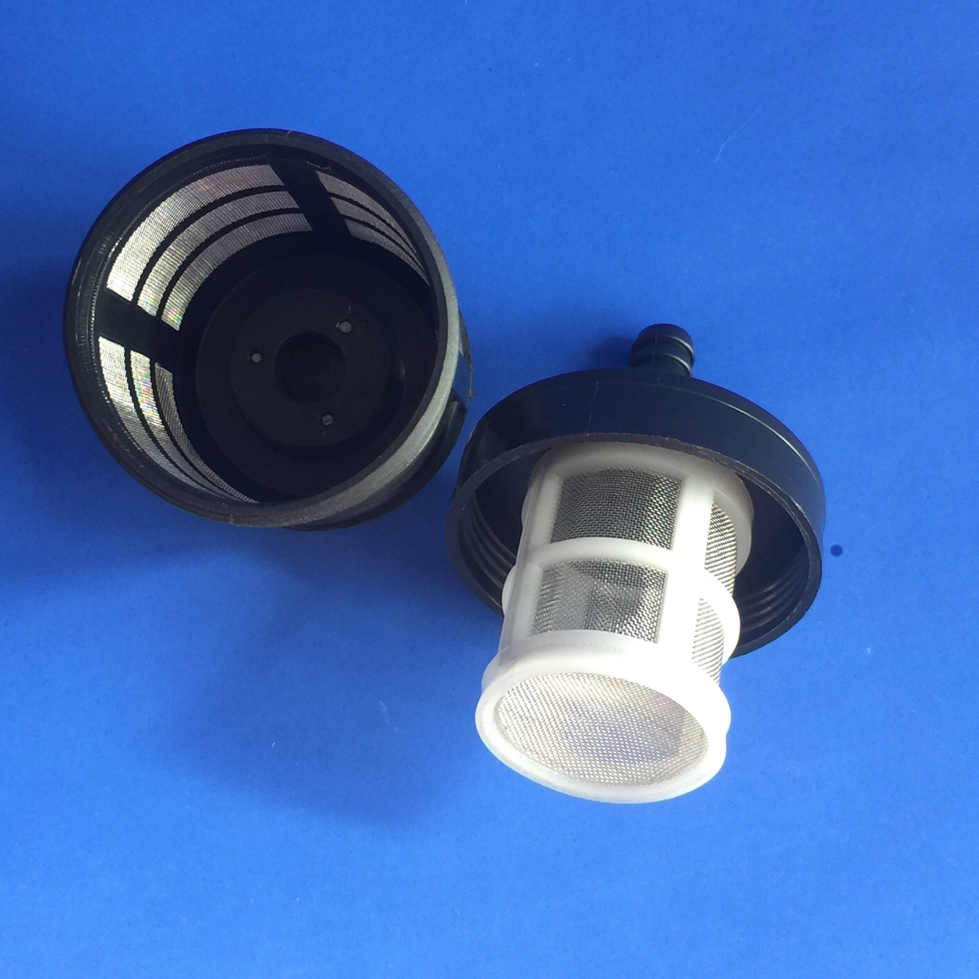 农用喷雾器配件隔膜泵过滤网吸水滤网双层大号黑色滤网内嵌螺丝