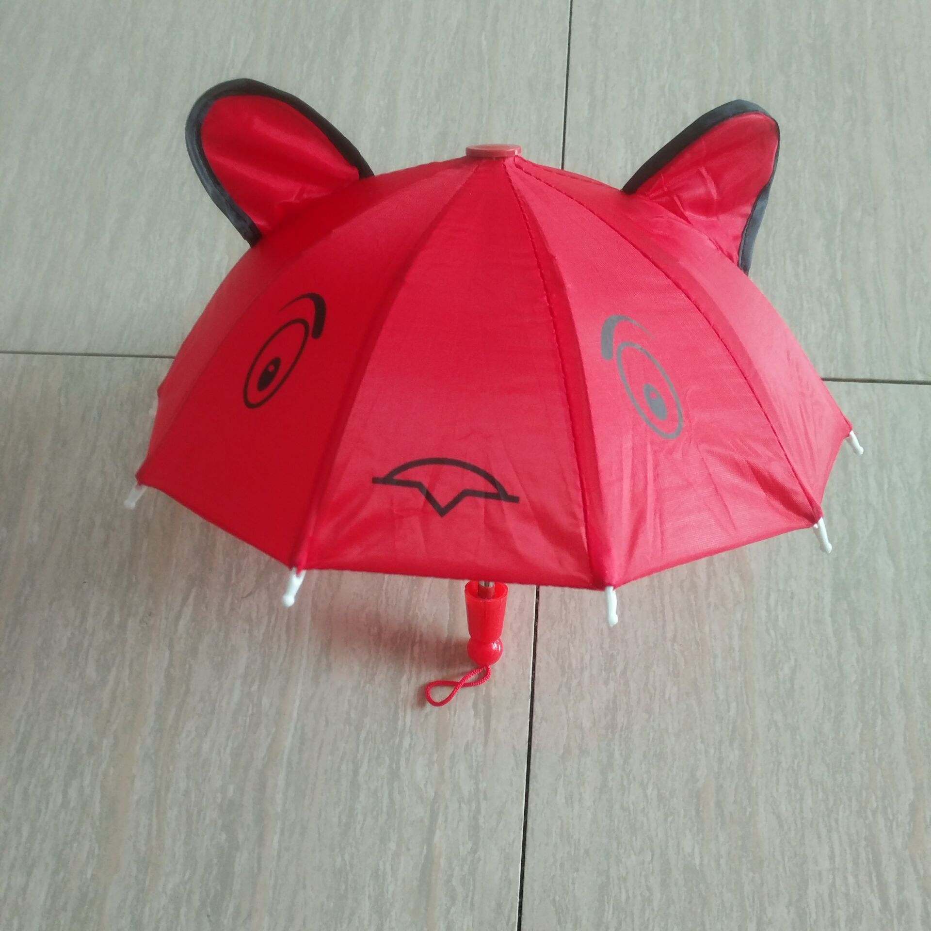 创意卡通儿童雨伞动物小耳朵迷你造型伞批发定制logo广告伞玩具伞