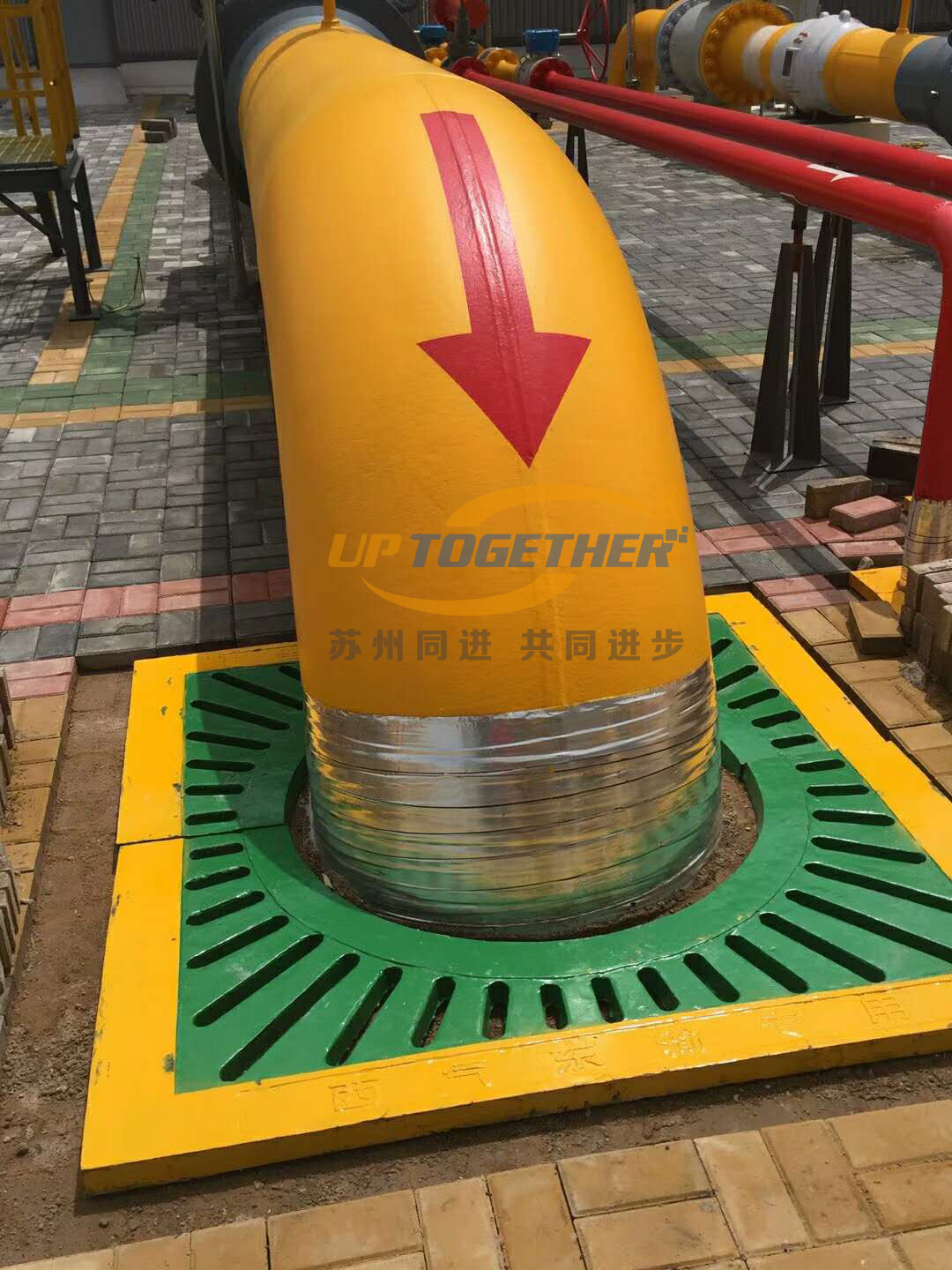 西气东输天然气石油管道用镂空复合材料硅塑盖板
