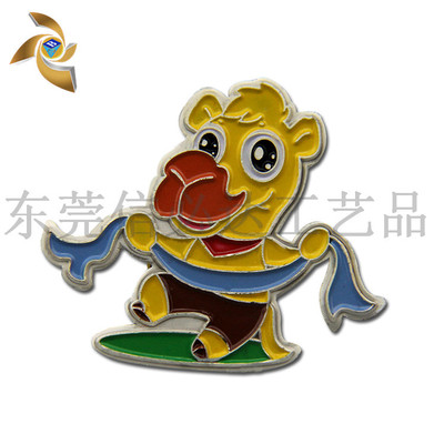 定做金属烤漆徽章合金电镀黑镍别针胸章卡通动漫活动礼品徽章定制