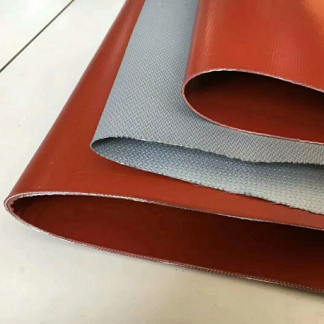 厂家生产硅钛防火布 硅酸钛金防火布 夹钢丝硅胶布 双面硅胶布