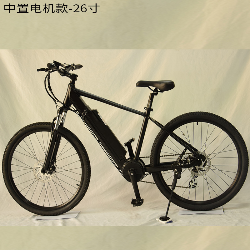 中置电机山地户外越野电动自行车成人代步车城市便携自行车锂电