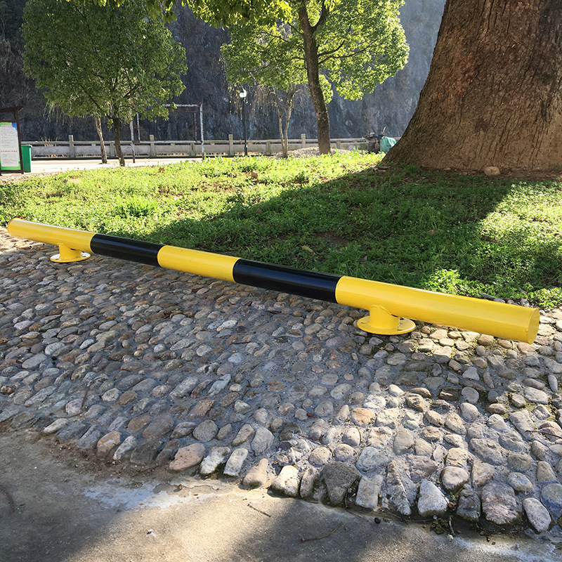 钢管挡车器道路护栏车轮定位器u型防撞限位栏杆2米止退器交通设施