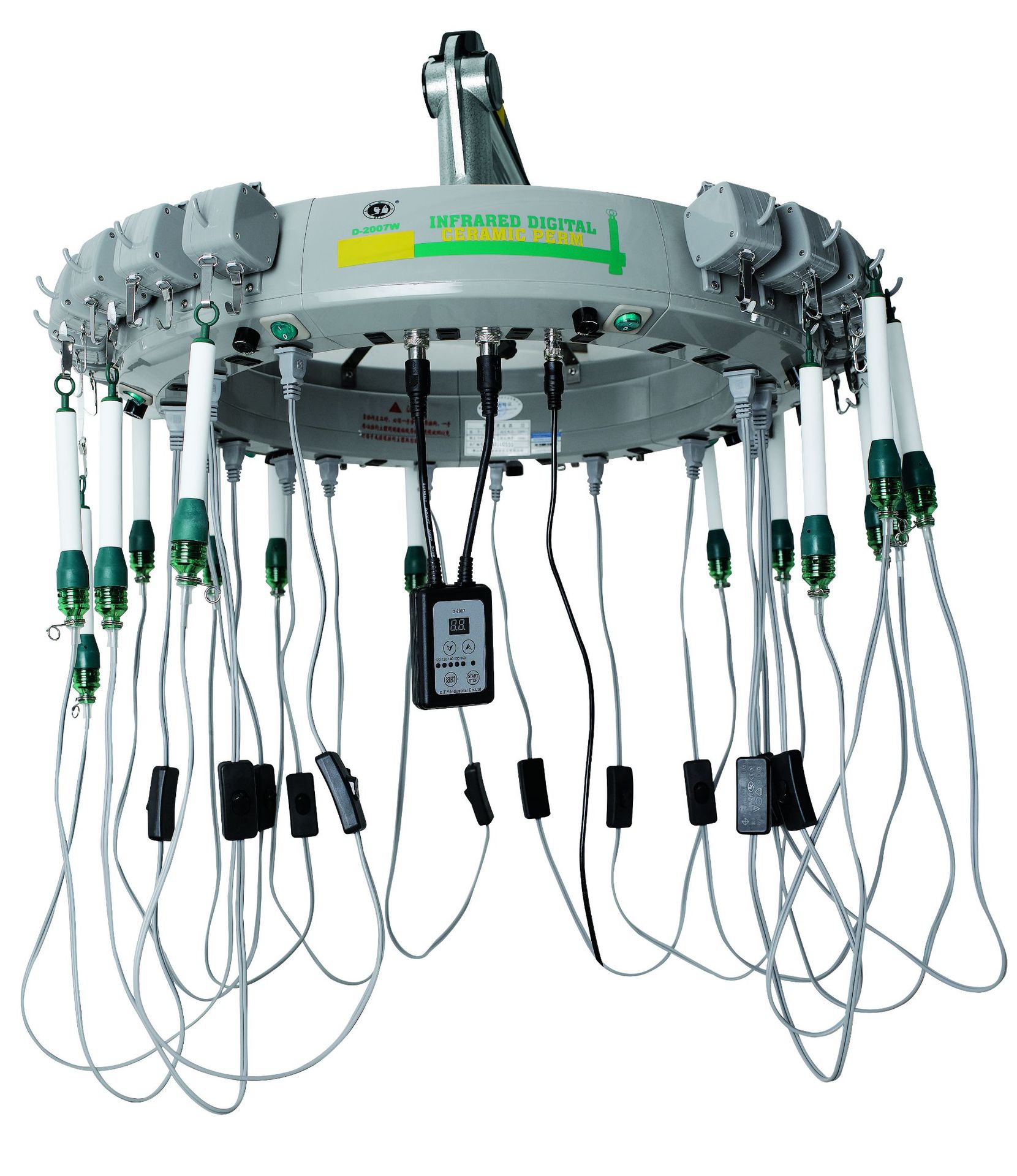 东田洋厂价直营美发仪经典款陶瓷烫发仪吊式大盘小盘d-2007b