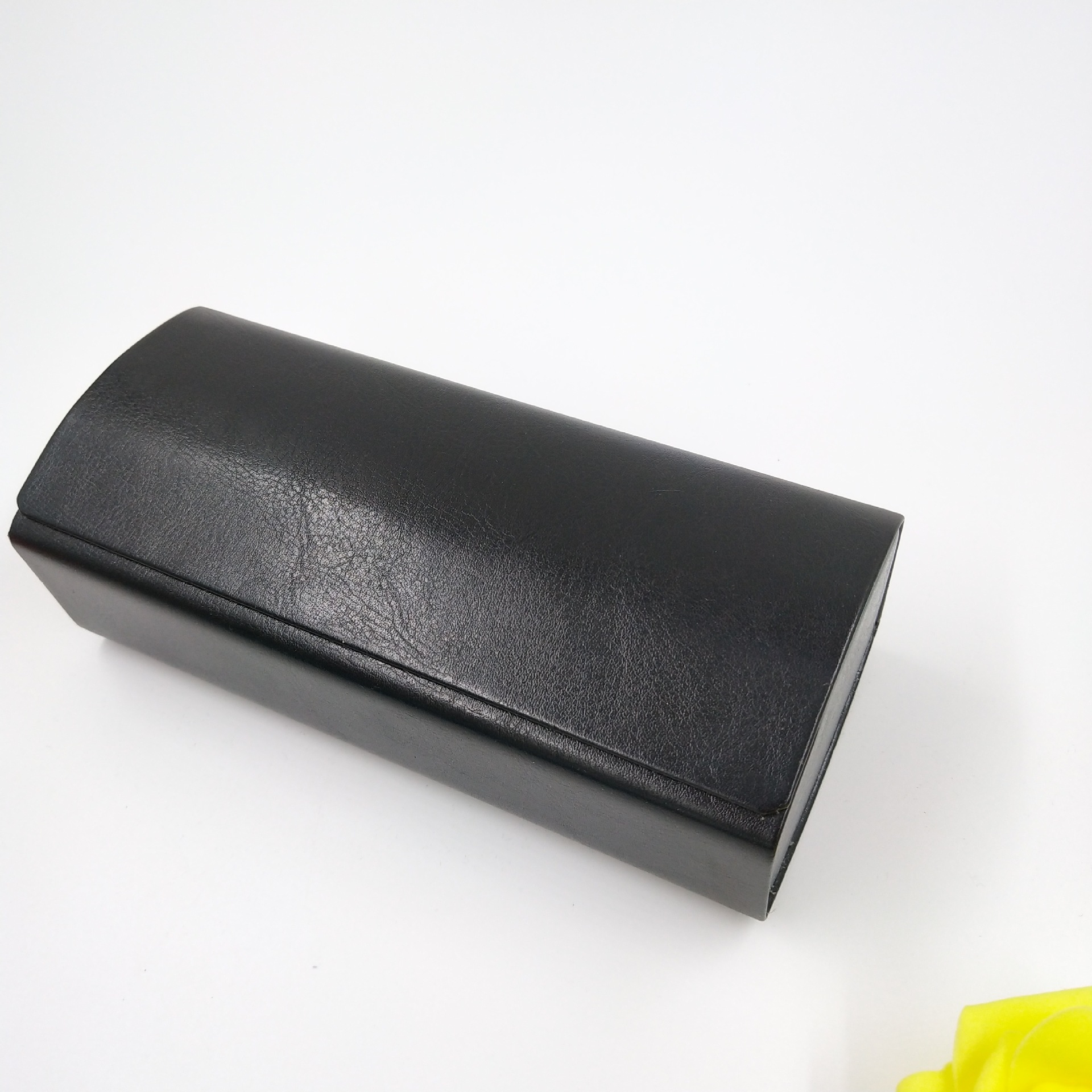 批发太阳镜墨镜高档眼镜盒定制抗压便携pu皮革面料手工眼镜盒