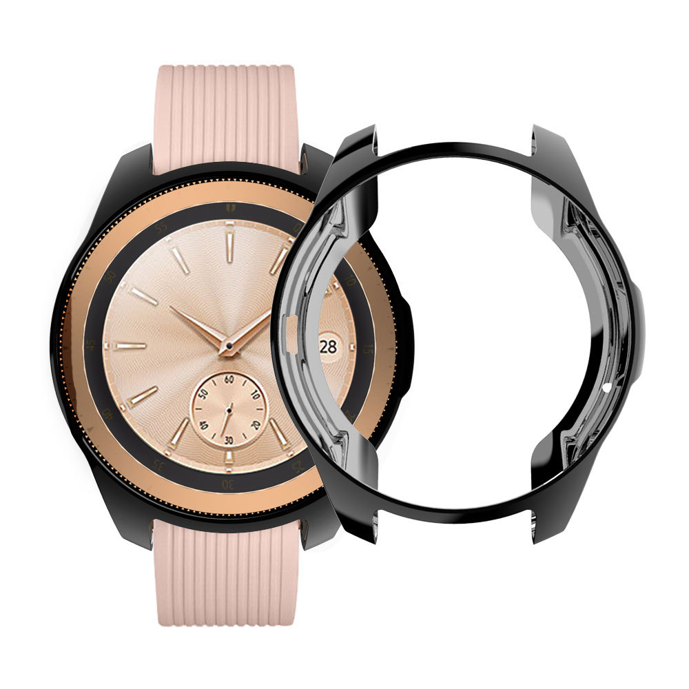 适用三星galaxy watch表壳 42mm透明电镀软壳三星手表硅胶保护套