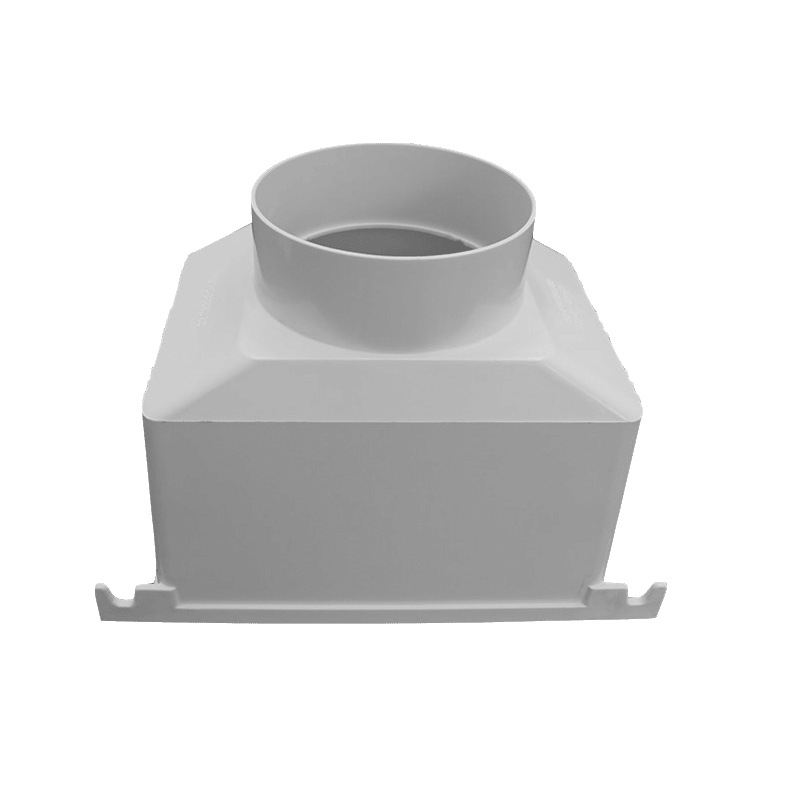 pvc排水管雨水斗75 漏斗下水斗接水斗方形两用水斗管件110 160mm