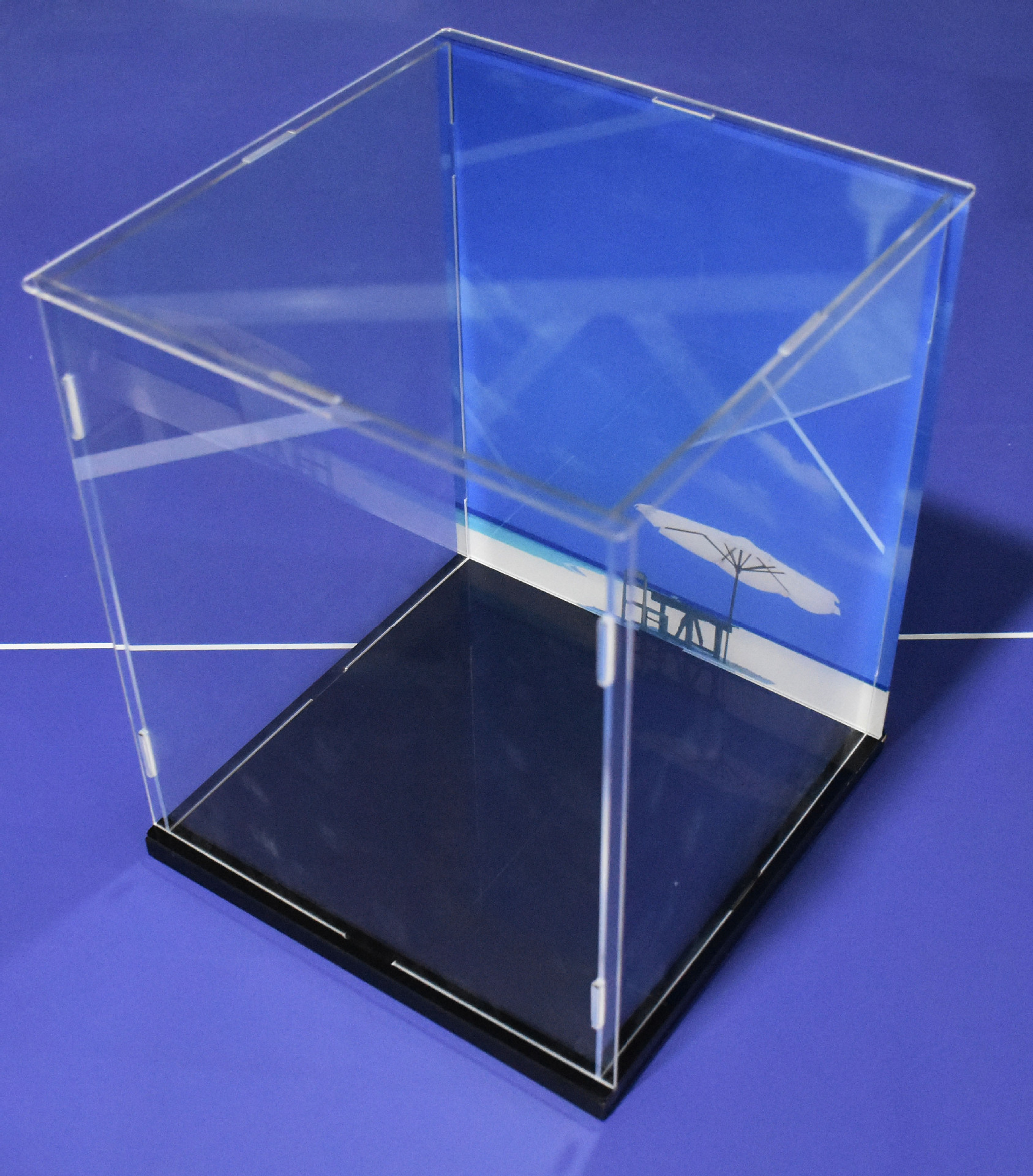 亚克力防尘盒子展示盒透明手办展示盒积木玩具公仔车模型组装定制