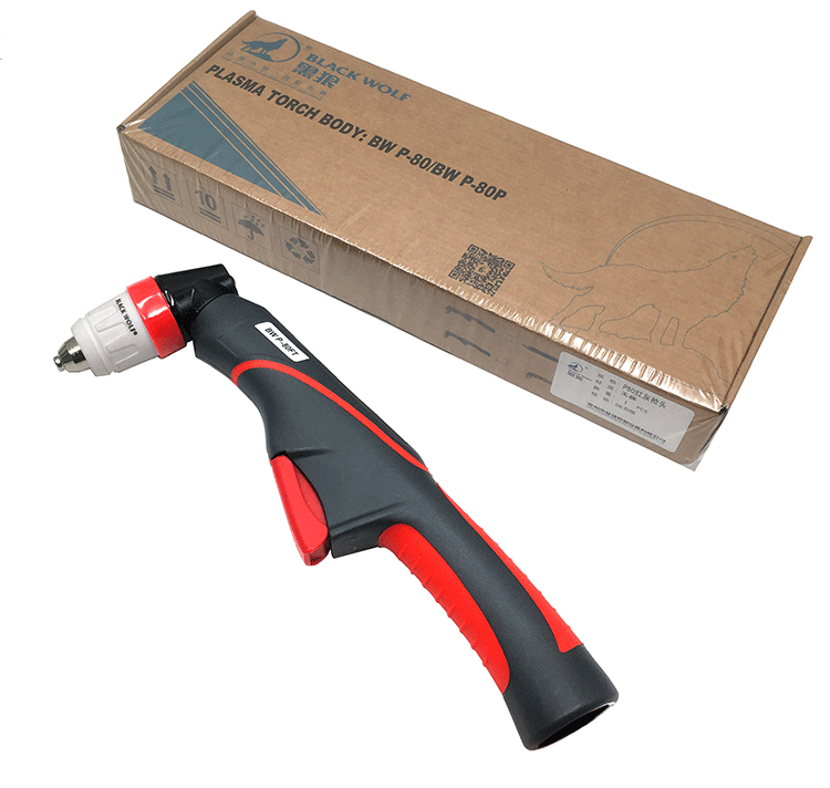 黑狼p80枪头新款等离子割枪头p80割把lgk100等离子切割机配件正品