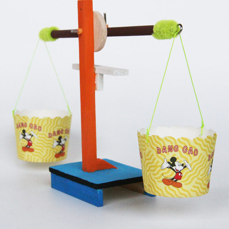 儿童科技小制作手工diy天平玩具模型 科学实验拼装益智材料包批发