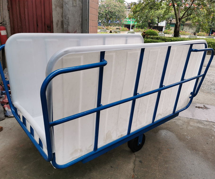 厂家生产定做:各种规格u型无挡板 易周转 加厚落布车