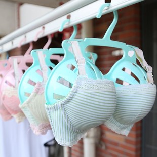 内衣胸罩夹子专用衣架晾晒晒家用挂胸罩凉收纳晾文胸架子衣服衣撑