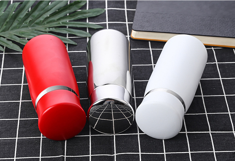 金色印象316全钢无塑料保温杯男女商务泡茶杯大容量便携车载水杯