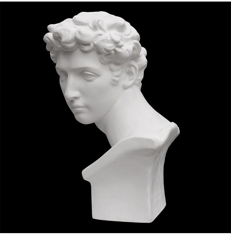 朱利亚诺梅第奇石膏像 63cm 小卫石膏头像 美术教学写生石膏静物-阿里