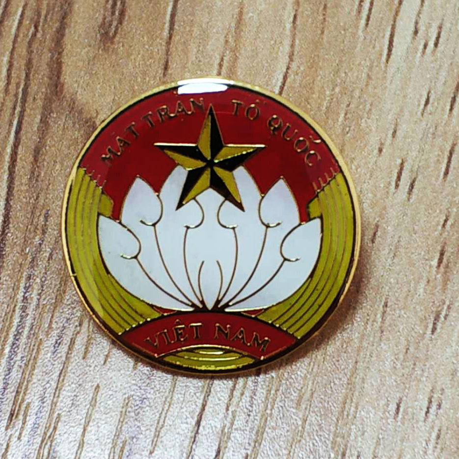 五角星奖章 越南徽章 烤漆徽章 高品质徽章 铜徽章 设计徽章奖牌